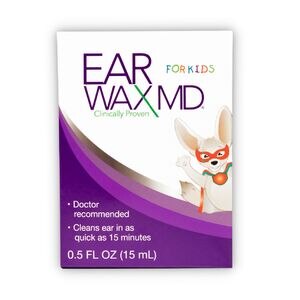 Eosera EARWAX MD for Kids Earwax Removal Kit, 0.5 fl oz