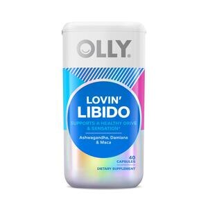 OLLY Lovin' Libido Capsule Supplement, 40CT