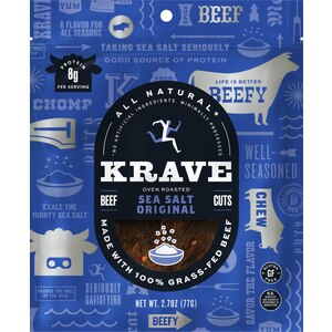 KRAVE Gourmet Beef Cuts, Sea Salt Flavor, 2.7 OZ