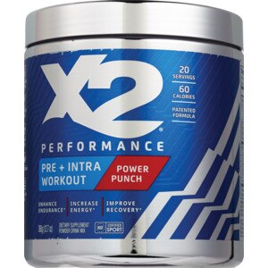 X2 PERFORMANCE Pre + Intra Workout Powder, 12.7 OZ