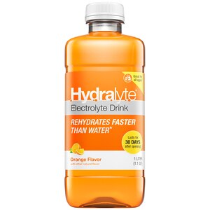 Hydraltye Electrolyte Drink, Orange Flavor, 1 LITER