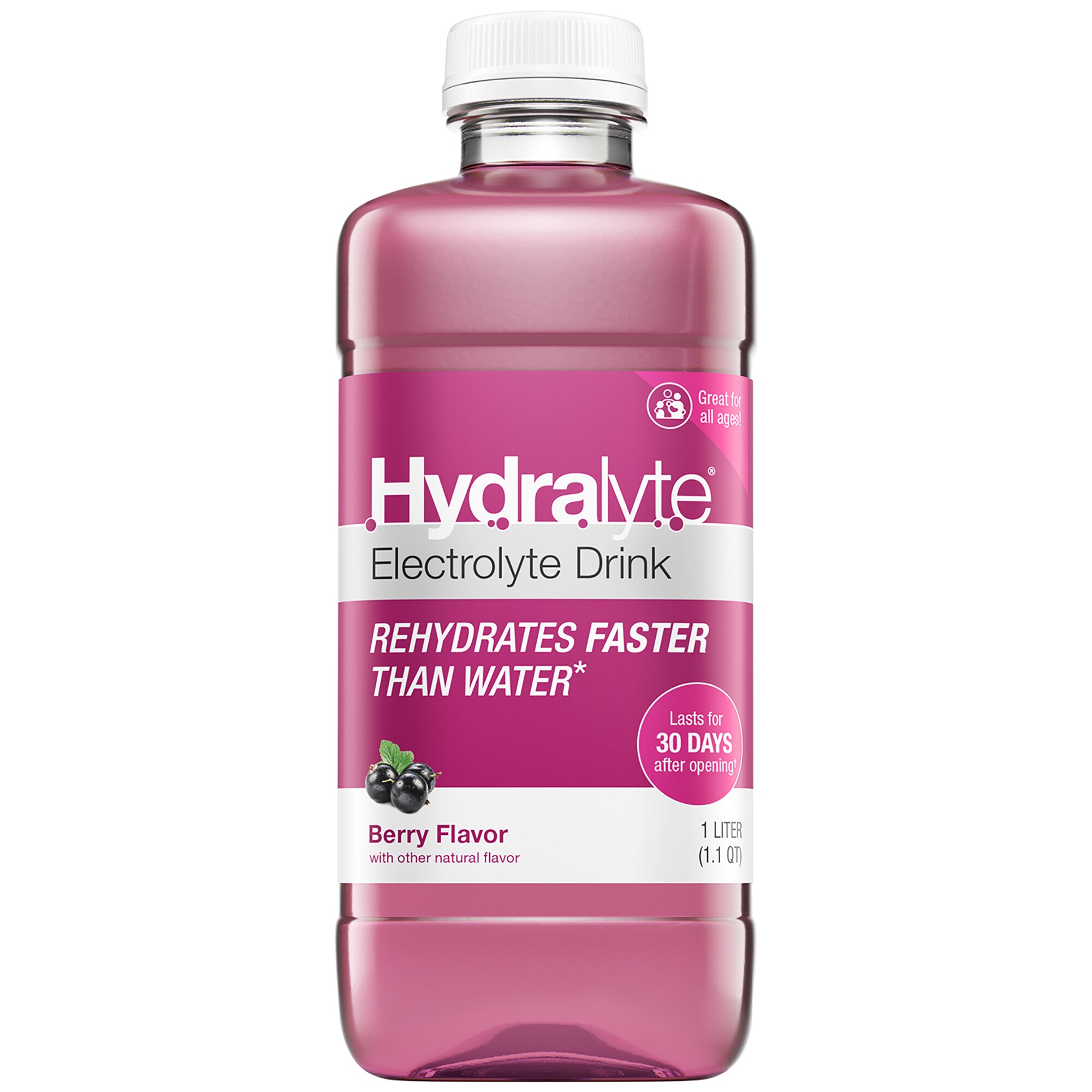 Hydralyte Berry Liquid, 35.2 OZ