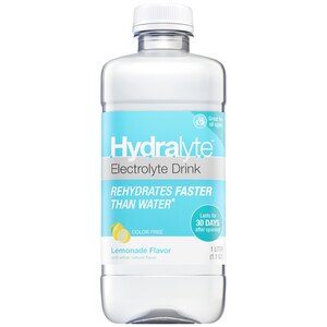 Hydraltye Electrolyte Drink, Lemonade Flavor, 1 LITER