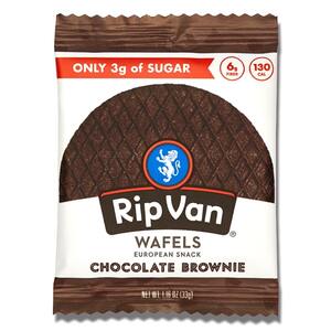 Rip Van Wafels European Snack Stroopwafel, Chocolate Brownie, 1.16 OZ
