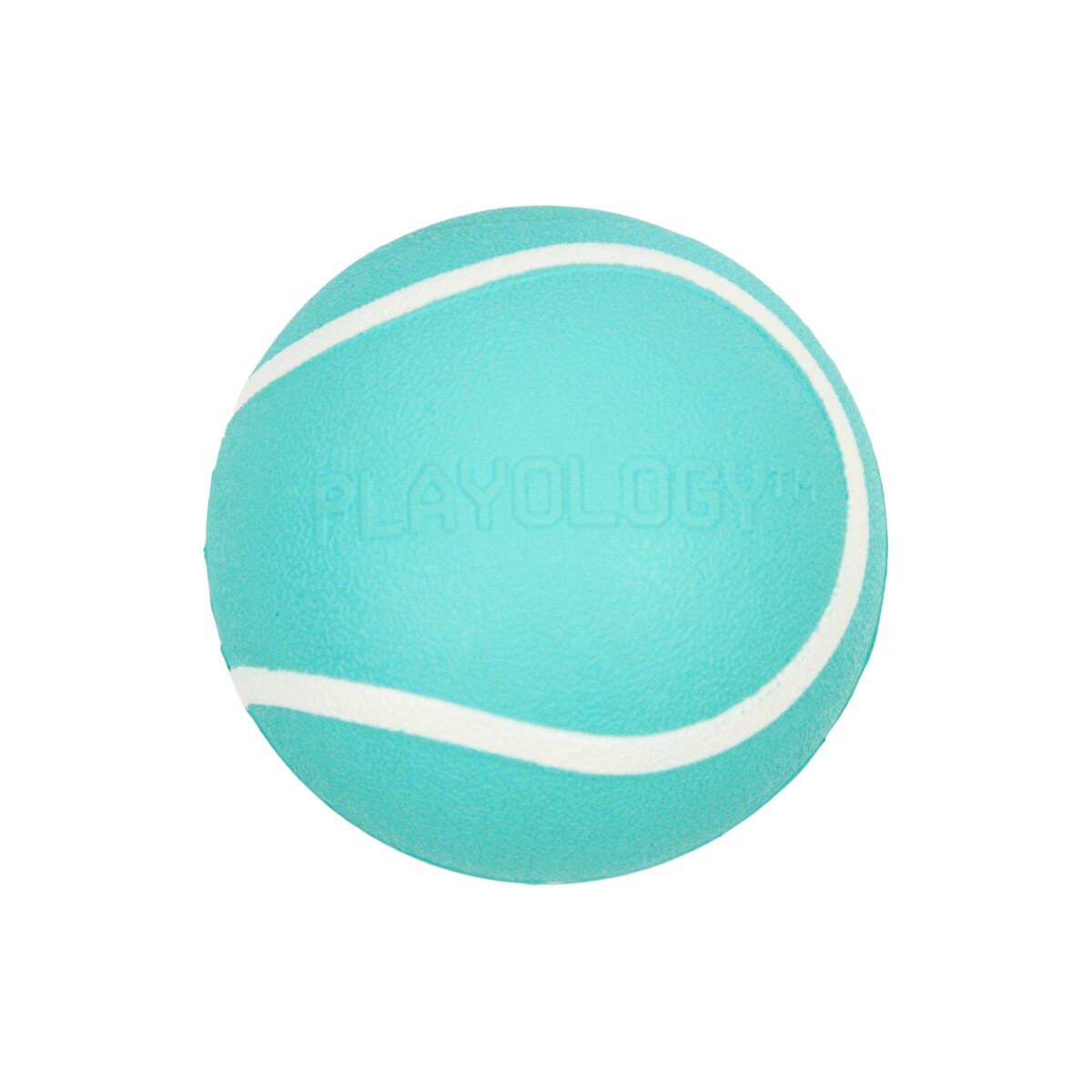 Playology Squeaky Chew Ball, Peanut Butter, Medium