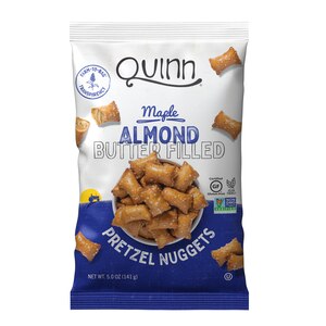 Quinn Maple Almond Butter Filled Pretzel Nuggets, 5 oz