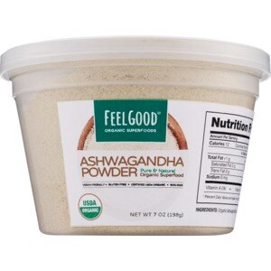 Feel Good Organic Superfood Ashwagandha Powder, 7 OZ