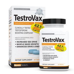Novex Biotech TestroVax Supplement, 60 CT