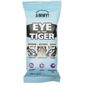 JiMMY! Eye of the Tiger Protein Bar, Caramel Chocolate Peanut, 2.13 oz