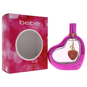 Bebe Love Eau de Parfum Spray, 3.4 OZ