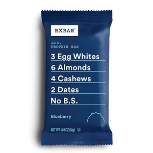 RXBAR Whole Food Protein Bar, Blueberry, 12g Protein, 1.83 oz Bar