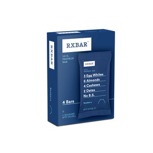 RXBAR Protein Bar, Blueberry, 4 ct