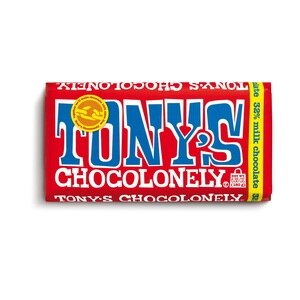 Tony's Chocolonely Milk Chocolate Bar, 6.35 oz