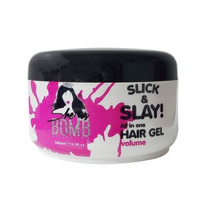 She is Bomb Slick and Slay All in one Volume Hair Gel, 16.9 OZ