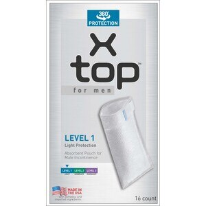 X-top for men Level 1 Light Protection, 16 CT