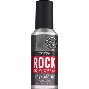 Crystal 24-Hour Rock Deodorant Body Spray, Onyx Storm, 4 OZ