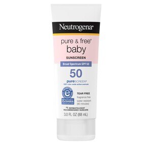 Neutrogena Pure & Free Baby Mineral Sunscreen with SPF 50, 3 OZ