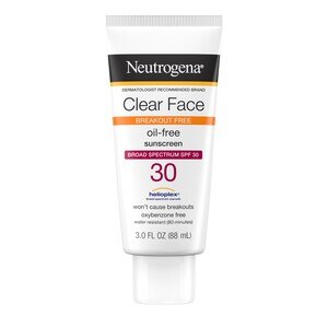 Neutrogena Clear Face Liquid Lotion Sunscreen with SPF 30, 3 OZ