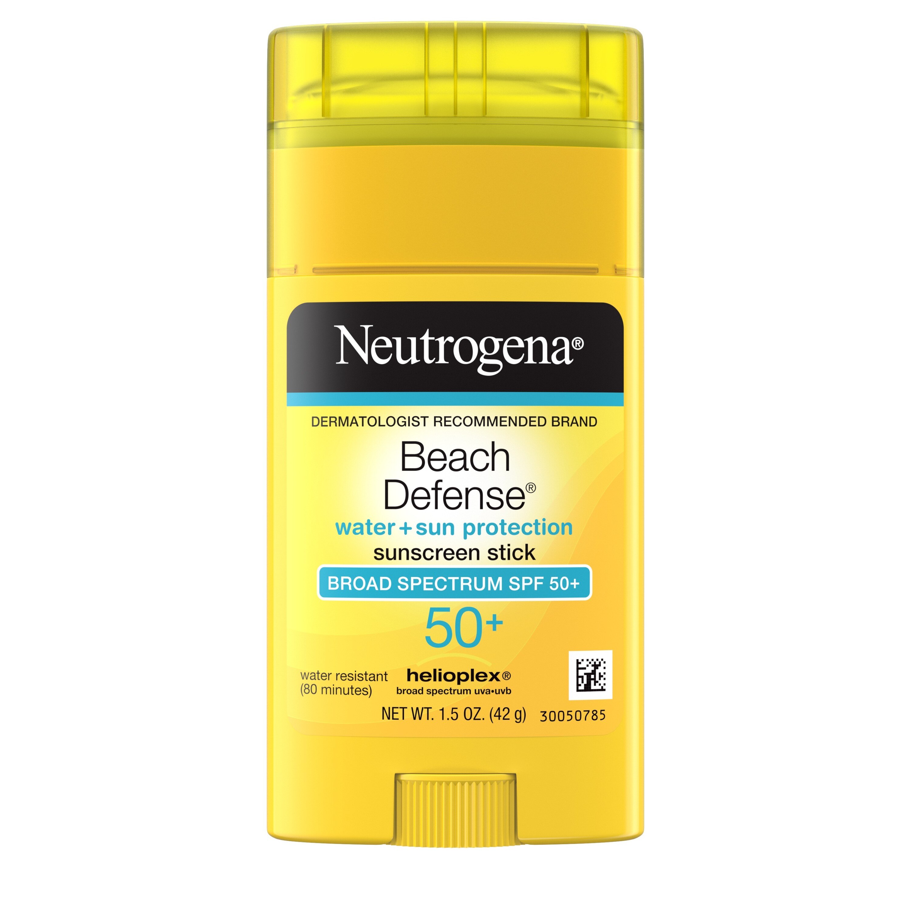 Neutrogena Beach Defense Face & Body Sunscreen Stick SPF 50+, 1.5 OZ