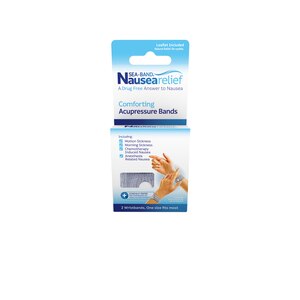 Sea-Band Nausea Relief Wristband, One Size Fits Most, 2 CT