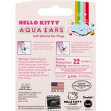 Hello Kitty Aqua Ears Soft Silicone Ear Plugs, thumbnail image 2 of 2