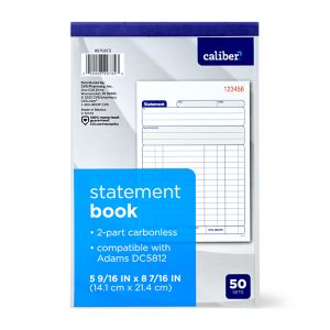 Caliber Statement Book