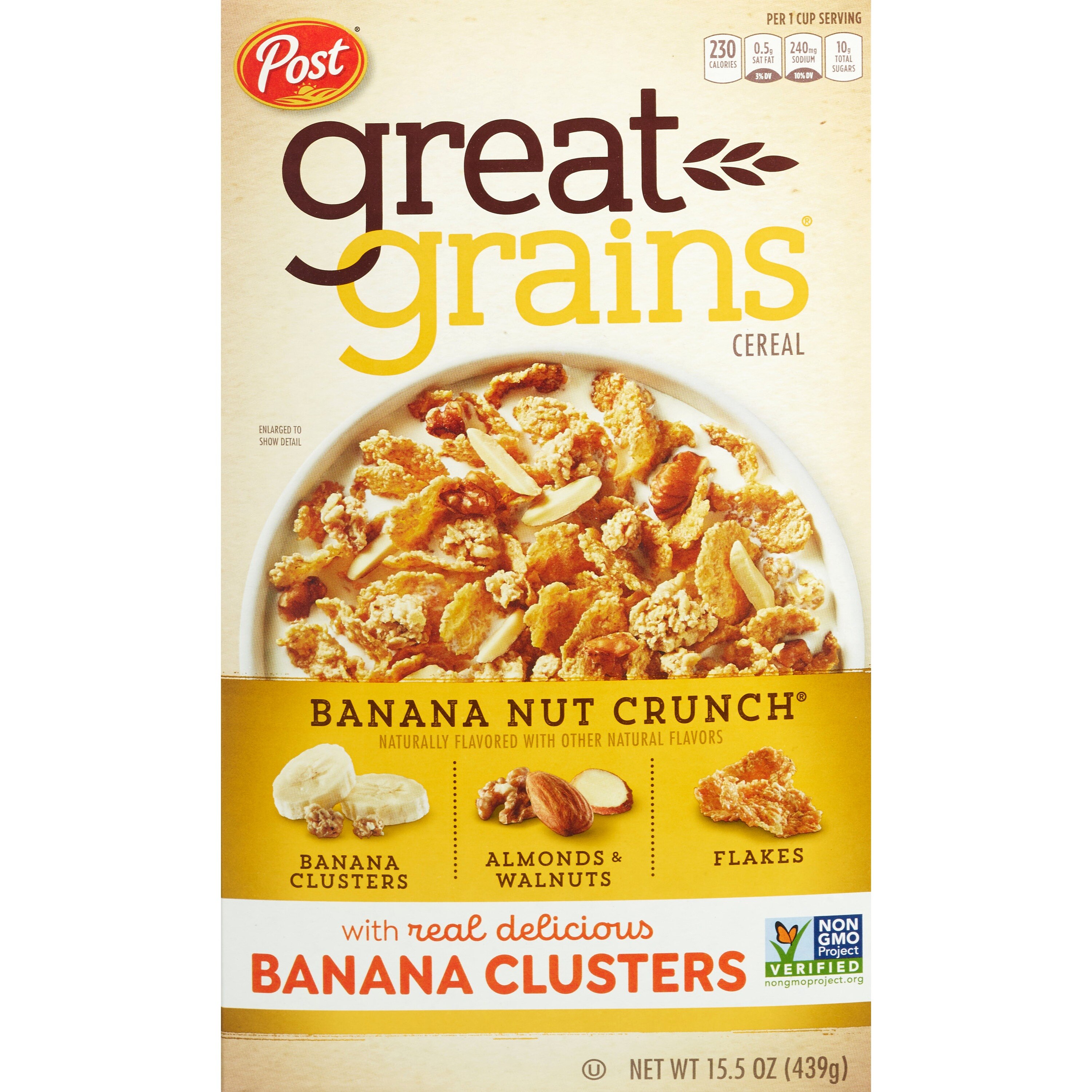 Great Grains Banan Nut Crunch, 15.5 oz