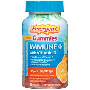 Emergen-C Immune+ Triple Action Immune Support Gummies, 45 CT