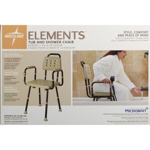 Elements Shower Chair With Antimicrobial