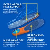 Dr. Scholl's Men's Comfort and Energy Extra Support Insoles, Size 8-14, thumbnail image 4 of 6