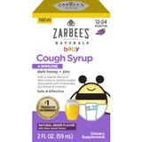 Zarbee's Baby Cough Syrup + Immune with Dark Honey + Zinc, Natural Grape Flavor, 2 OZ, thumbnail image 1 of 6