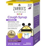 Zarbee's Baby Cough Syrup + Immune with Dark Honey + Zinc, Natural Grape Flavor, 2 OZ, thumbnail image 4 of 6