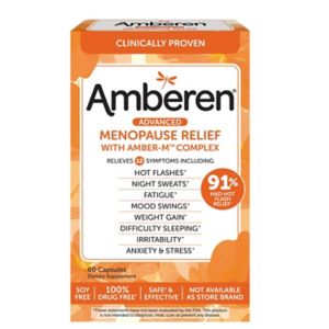 Amberen Menopause Relief Capsules, 60 CT