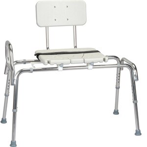 Eagle Medical Sliding Transfer Bench with Cutout Seat