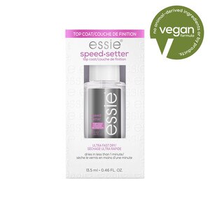 essie Salon-Quality Nail Care, Vegan, speed setter Quick-Dry Top Coat