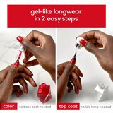 essie gel couture Long-Lasting Top Coat Duo, Vegan, shiny top coat duo kit (clear), thumbnail image 3 of 8