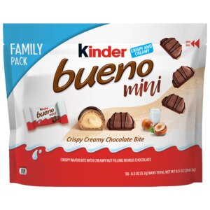 Kinder Bueno Mini Family Size Pack, 9.5 oz