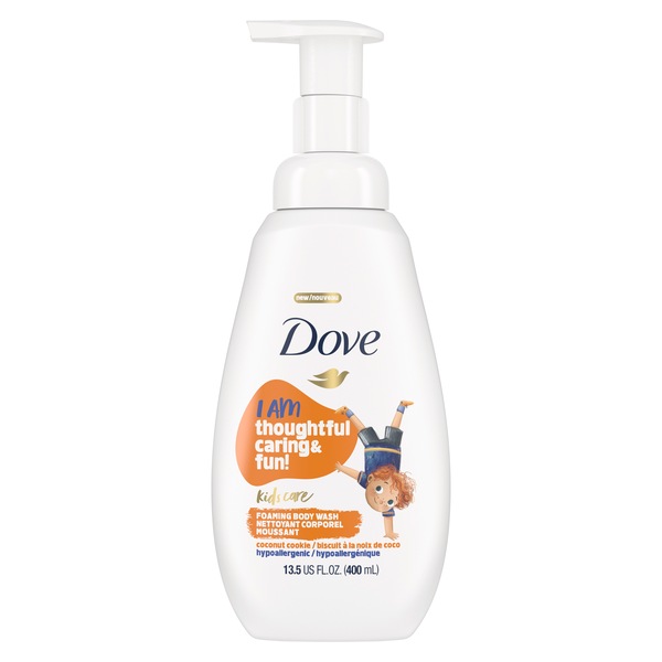 Dove Kids Foaming Body Wash, Coconut Cookie, 13.5 OZ