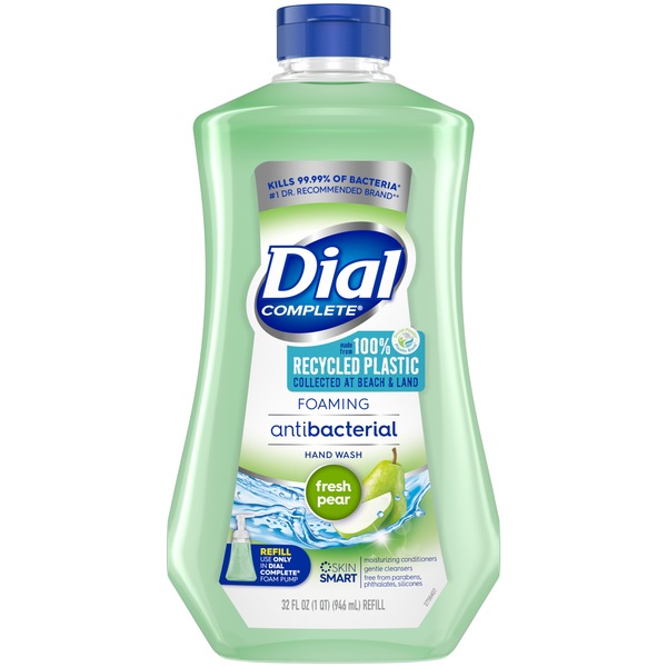 Dial Complete Antibacterial Foaming Hand Soap Refill, 32 fl oz