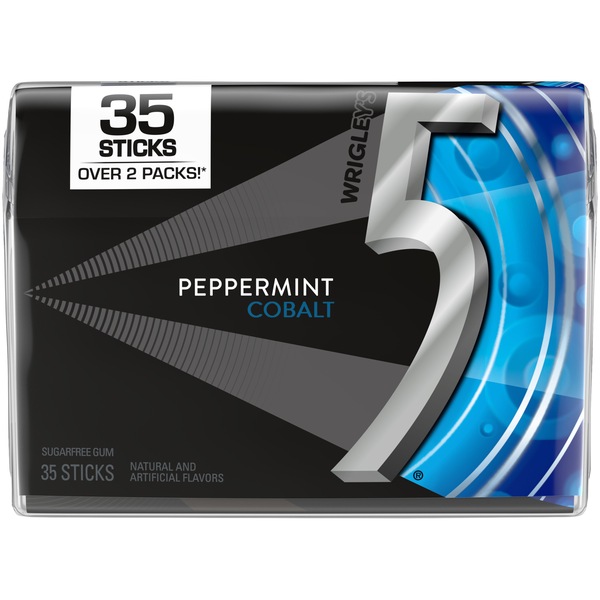 Wrigley's 5 Peppermint Cobalt Sugarfree Gum