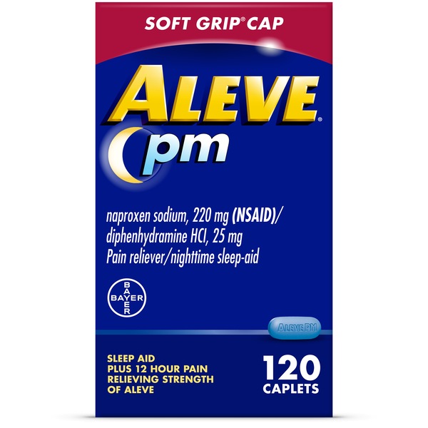 Aleve PM Pain Reliever/ Nighttime Sleep-Aid Caplets