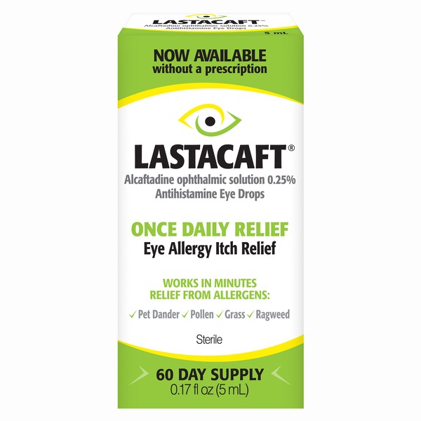 Lastacaft Once Daily Eye Allergy Itch Relief Drops