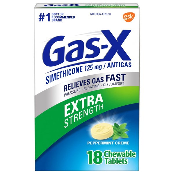 Gas-X Extra Strength Gas Relief Chewable Tablets