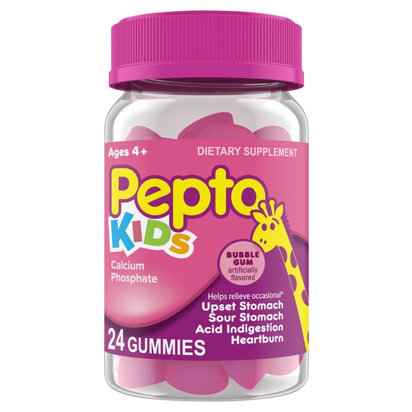 Pepto Kids Gummies, 24 CT