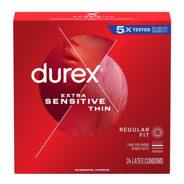 Durex Extra Sensitive Ultra Thin Lubricated Latex Condoms