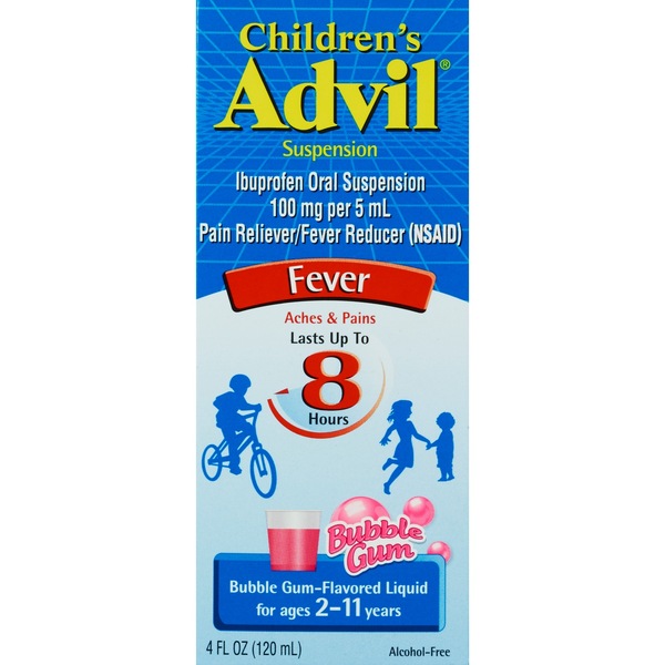 Children's Advil Ibuprofen Oral Suspension, 4 OZ