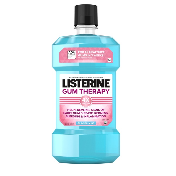 Listerine Gum Therapy Anti-Gingivitis Mouthwash, Glacier Mint