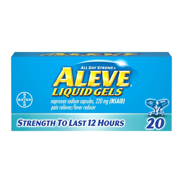 Aleve Liqui-Gels Naproxen Sodium Capsules