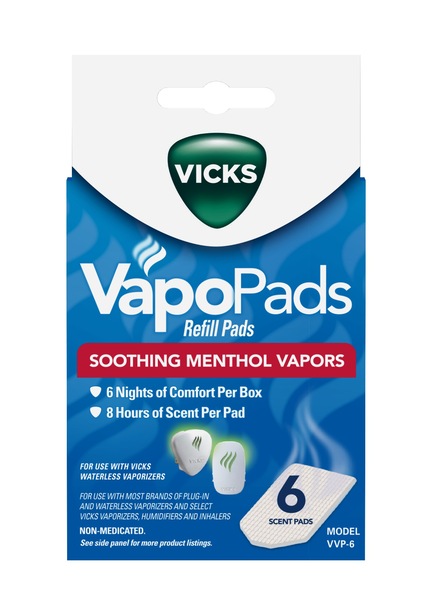 Vicks Soothing Menthol Vapors VapoPads