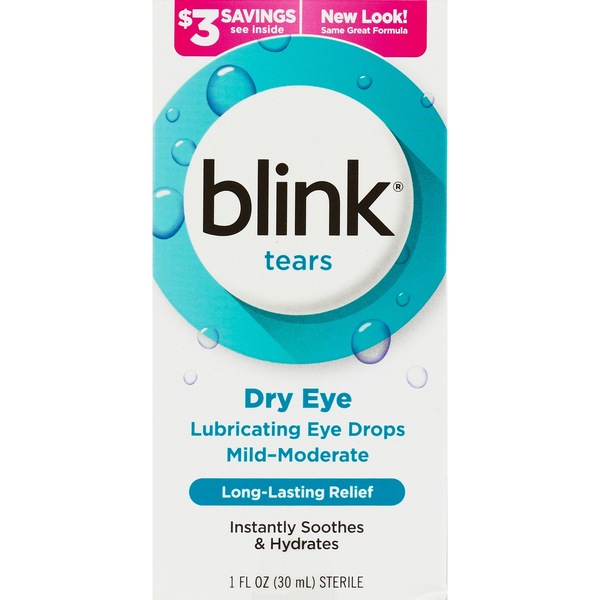 Blink Tears Lubricating Eye Drops for Mild-Moderate Dry Eye